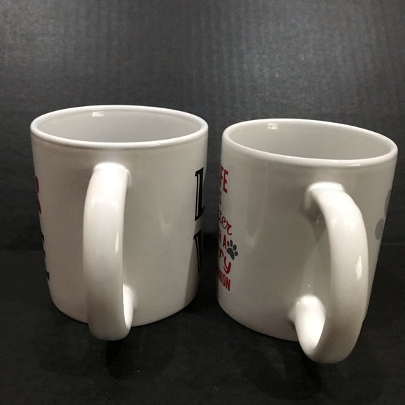 Pet Lover Coffee Tea Mugs Lot of 2 Ceramic 12oz - Picture 9 of 12